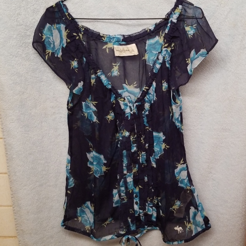 Abercrombie and Fitch Large floral shirt